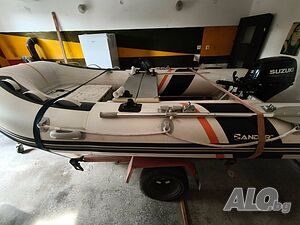 Надуваема лодка Zander ARIB-360S + Suzuki DF20 AS + колесар Скорпион П1А | Пълен комплект