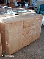 Нов Скрин, лакиран от вътре и от вън, с 4 изпъкнали чекмеджета и две врати, размер 120/50/80