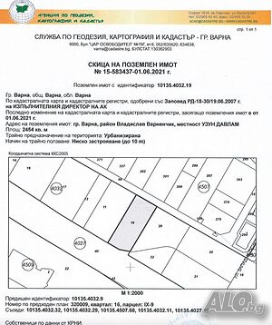 Продажба 2450 кв.м В регулация (УПИ)