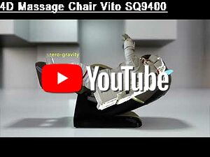 4D Професионален Масажен Стол VITO - Масаж На Цяло Тяло - Цвят Кафяво с Черно