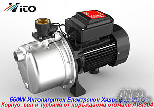 550W Интелигентен Хидрофор VITO без разширителен съд с въздух под налягане