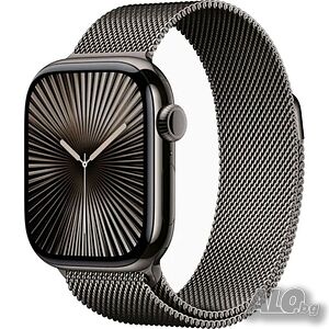 Смарт часовник | Apple Watch Series 10 GPS - Jet Black, 42 мм, алуминиев корпус