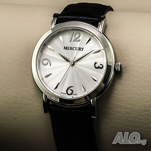Mercury Swiss Made ръчен часовник 36мм, сребърен