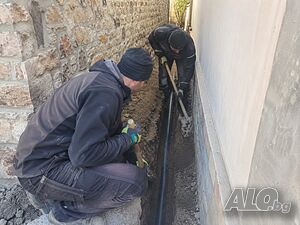 Изкопни дейности на труднодостъпни терени - ВиК и инфраструктура