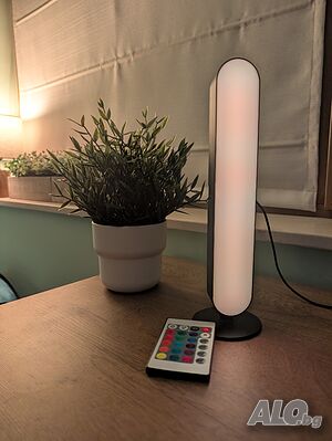 LED RGB настолна лампа с дистанционно