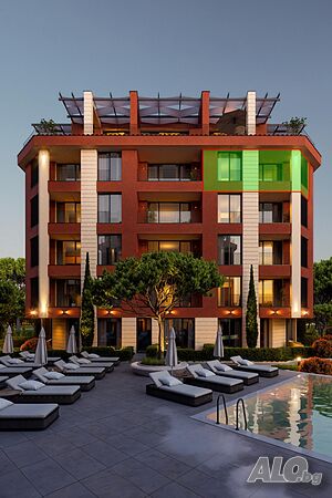 Двустаен апартамент в комплекс Sunny View Central 8 - Слънчев бряг