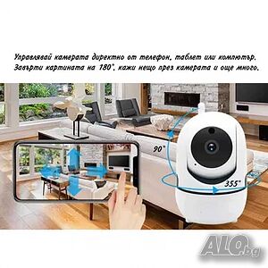 IP въртящи се камери наблюдение през смартфон