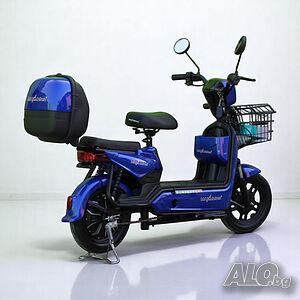 Електрическо колело-скутер EBZ 14 500W/48V/12Ah - Тъмно Синьо
