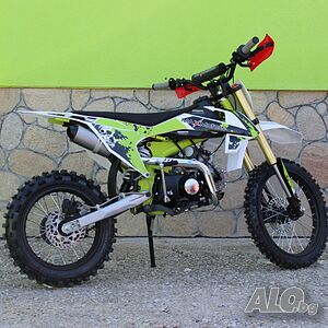Бензинов Кросов мотор 125cc MX Racing - Зелен