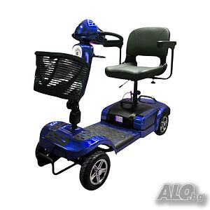 Електрическа четириколка BL3 500W (инвалидна) - Синя