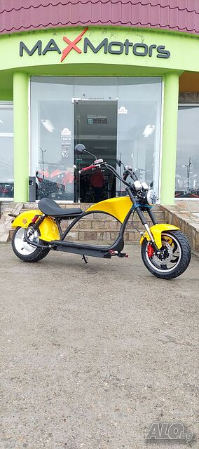 Електрически Скутер HARLEY 2000W /60V /20Ah Li-on Battery - Yellow