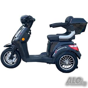 Електрическа Триколка FM1 LUX 1500W/ 60V/ 20Ah - BLACK