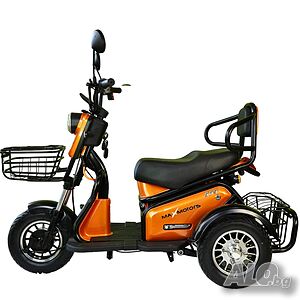 Електрическа двуместна триколка Vanguard PUDDING 1800W ORANGE