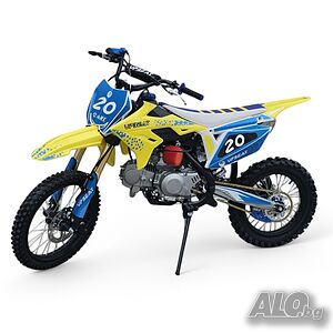 Бензинов Кросов мотор 125cc K1 Racing UpBeat - Жълт