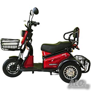 Двуместна електрическа триколка Vanguard Pudding 1800W-48V-20Ah