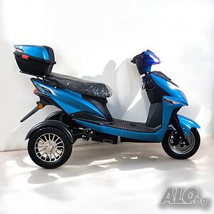 Електрическа Триколка - Скутер Vanguard Electric SPORT 2000W LIGHT BLUE