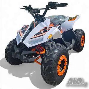 Бензиново АТВ 110 кубика MUDHAWK WHITE/ORANGE