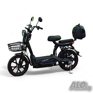 Електрически Мотопед MaxMotors EBZ 18 750W/48V/20Ah - BLACK