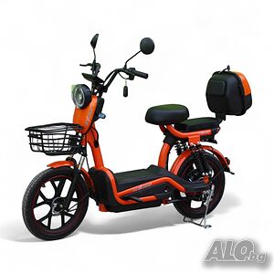 Електрически Мотопед MaxMotors EBZ 18 750W/48V/20Ah - ORANGE