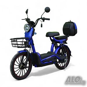 Електрически Мотопед MaxMotors EBZ 20 1200W/60V/20Ah - BLUE