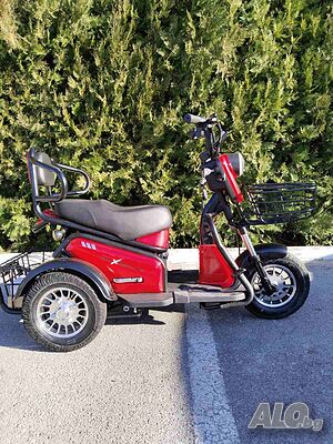 Нов модел Двуместна електрическа триколка Max Motors RED PUDDING 1800W