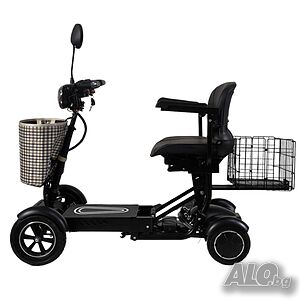 Електрическа сгъваема четириколка MaxMotors 750W - black