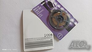 RGB LED лента 1,3 метра, USB захранване, за външно ползване