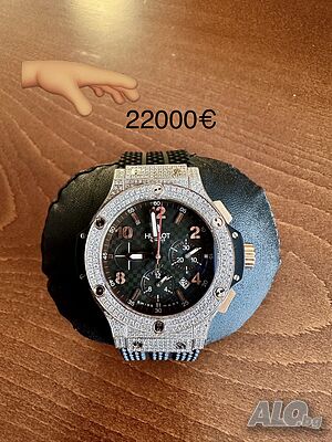 Hublot золотые часы с бриллиантами