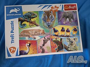 Пъзел Trefl - Animal Planet, Един екзотичен свят, 200 части