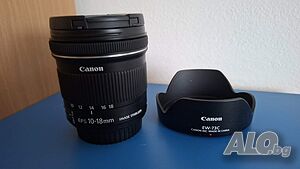 Продавам обектив Canon 10-18 mm само за 180 евро