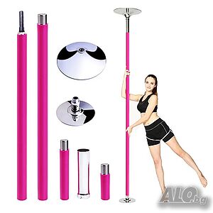 Стриптийз пилон спининг / Striptease pole spinning - Pink