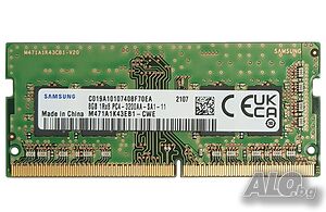 Оперативна памет Samsung 8GB DDR4 M471A1K43EB1-CWE PC4-25600 3200MHZ 260 Pin SODIMM 1.2V CL 22