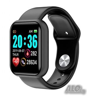 Водоустойчив Смарт часовник smart watch, пулс, крачки работи с всички телефони