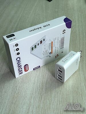 Адаптер за бързо зареждане на смартфони, Fast Charge, PD, 65W