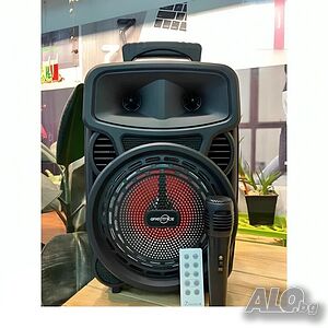 Караоке тонколона GTS-1699 с Цветомузика и Блутут + Микрофон
