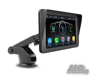 Преносима мултимедия за автомобил 9 инча с безжичен Apple Carplay, Android Auto, Bluetooth, Mirror