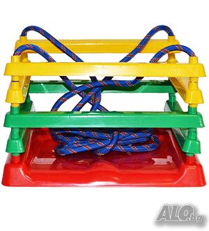 Класическа люлка за деца ROBENTOYS Garden, Пластмасова, Допустимо тегло 30 кг
