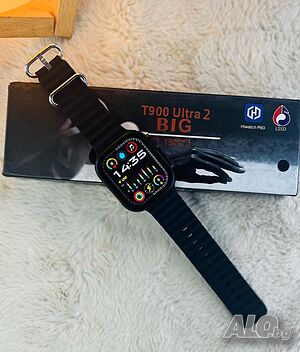 НОВ МОДЕЛ Смарт часовник T900 Ultra2 Black Edition