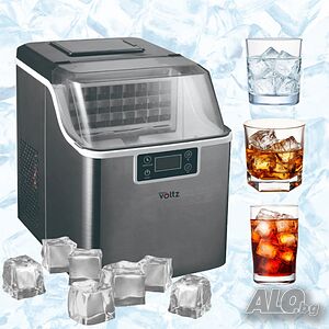 Професионален Ледогенератор Oliver Voltz OV51447D, 170W, 22кг/24ч, 3.2 л, 24 квадратни кубчета