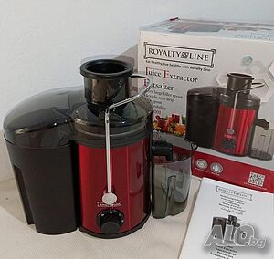 Сокоизстисквачка Royalty Line PJ-19001, 700W, 2 скорости+Pulse, 0.450 ml, Система против капене