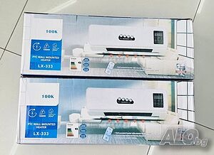 Стенен PTC отоплител и вентилатор LX-333 - 1800W, дистанционно управление и таймер