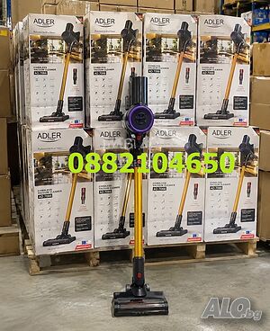 Безкабелна Немска прахосмукачка Adler AD-7086, 140W, 3 степени, LED дисплей, HEPA, LED DUST SCANNER