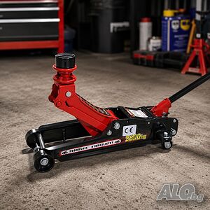 Нископрофилен хидравличен крик тип Крокодил GEKO SMART, 2.5 тона, 80 - 385 мм, С предпазен клапан