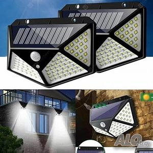 Соларен прожектор, 100 LED диода, Сензор за движение