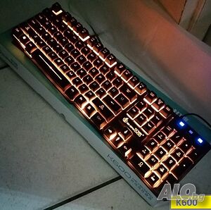 Водоустойчива Геймърска клавиатура Shipadoo K600 с подсветка