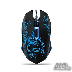 Оптична USB Геймърска мишка Scorpio Светеща