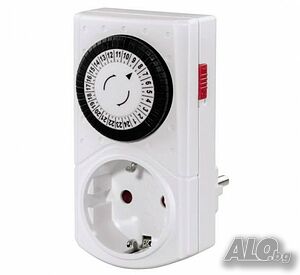 Мрежови механичен таймер HAMA, реле за време, 220V, 16A, 3680W