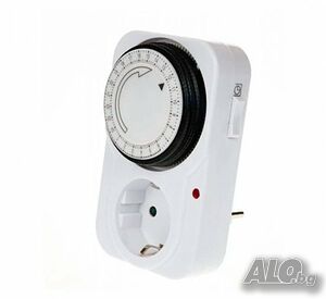 Мрежови механичен таймер, реле за време, дневен, 220V, 16A, 3500W