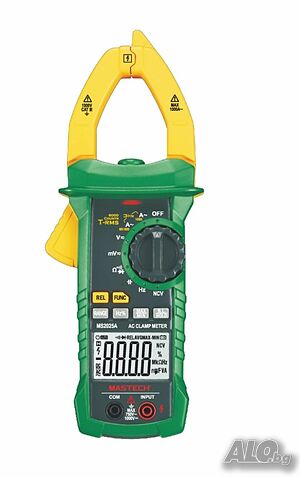Амперклещи MASTECH MS2025A VAC/VDC | AAC | OHM | F | Hz | NCV