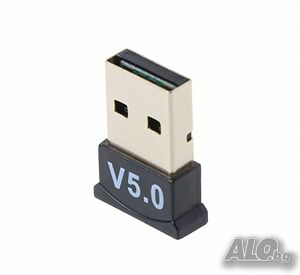 Bluetooth Dongle, блутууд 5.0, приемник за аудио музика, USB, 20m